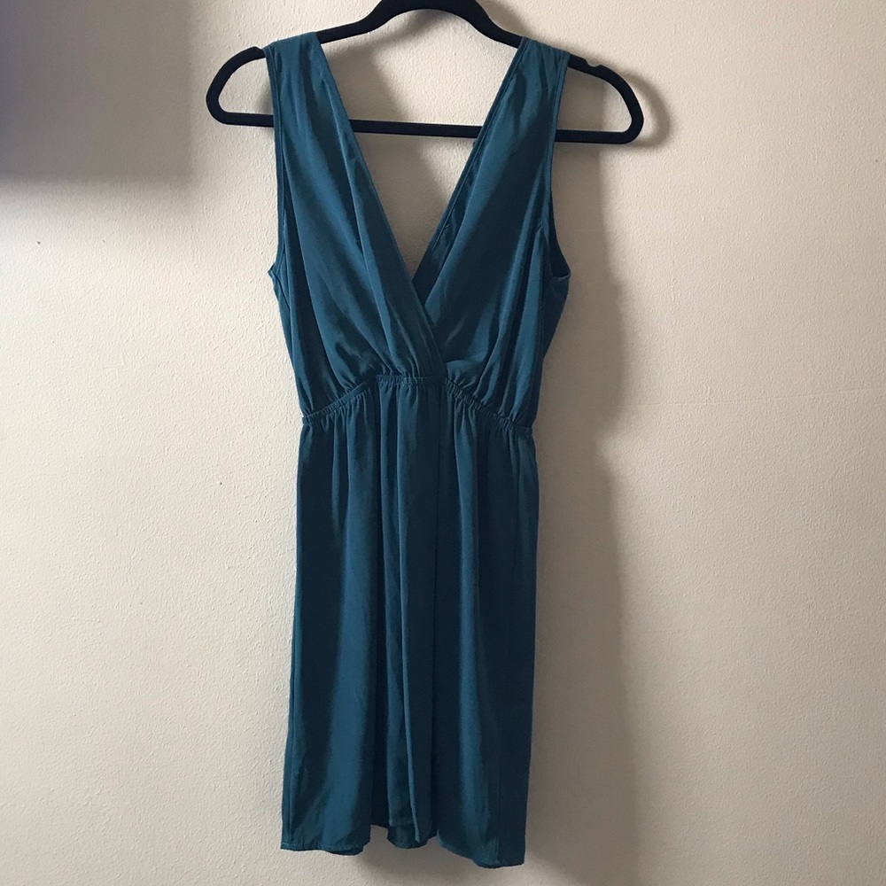 Teal Sleeveless Dress